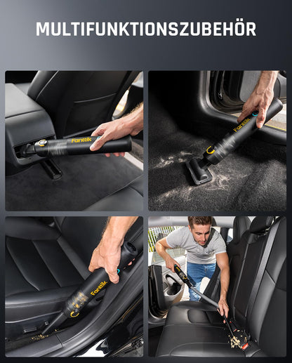 Fanttik Slim V8 APEX Akku-Handstaubsauger 4-in-1, Schwarz