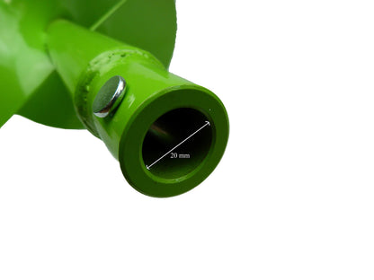 WERHE Erdbohrer Ø 60 mm, 80 cm mit SDS Plus Adapter für Bohrmaschine