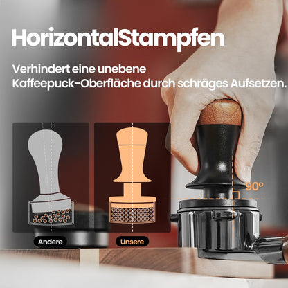MHW-3BOMBER Espresso Tamper 58.35 mm CD Serie mit Auto-Rebound
