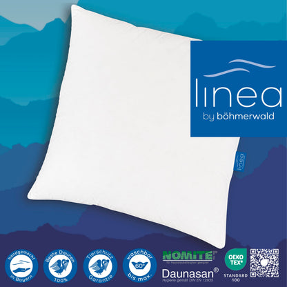 LINEA by böhmerwald cosy Daunen-Kopfkissen - extraweich 80x80