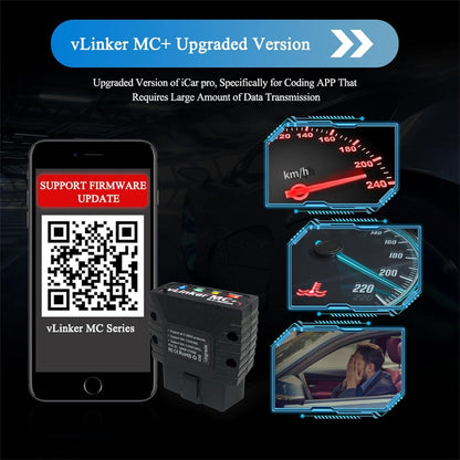 vLinker MC+ OBD2 Bluetooth Scanner Diagnosegerät für iPhone & Android