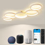 BAYHT LED Deckenleuchte Matter Fernbedienung - 100cm Weiss. Flache, weisse LED-Deckenleuchte (100cm), zur smarten Raumbeleuchtung via Matter/Fernbedienung.