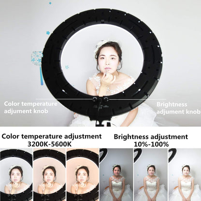 GSKAIWEN 18" 60W LED Ringleuchte Studiolicht – mit weicher Röhre