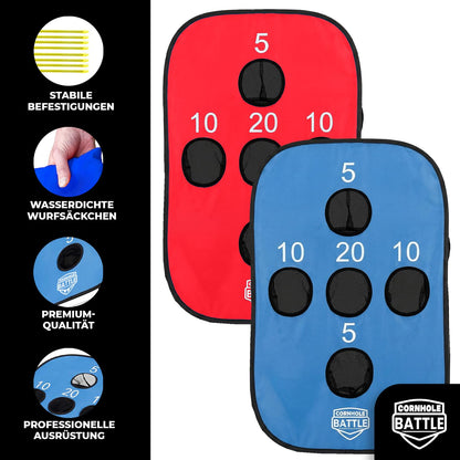 Original Cup Cornhole Battle Wurfspiel-Set, faltbar, 90×60 cm