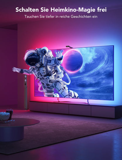 Govee Envisual TV Hintergrundbeleuchtung T2 – 75-85 Zoll Dual-Kamera