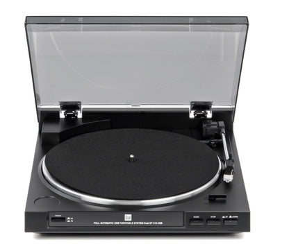 Dual DT 210-1 USB-Plattenspieler - 2 Geschwindigkeiten, Schwarz