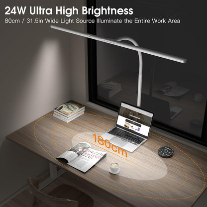 EYOCEAN LED Monitorlampe 80cm – Klemmbar, Gestensteuerung Weiss