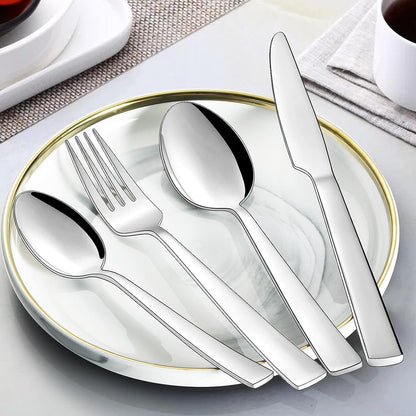 Terlulu Besteckset 60-teilig aus Edelstahl für 12 Personen