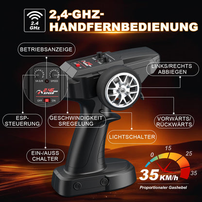 AYIQUTY RC Drift Auto Lamborghini 1:18 4WD 35 km/h mit LED-Licht
