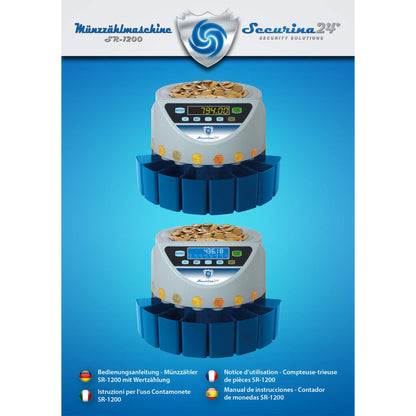 Securina24 SR1200LC Münzzähler/-sortierer - Schwarz