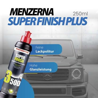 Menzerna Auto Polituren Set mit Heavy Cut, Medium Cut und Super Finish