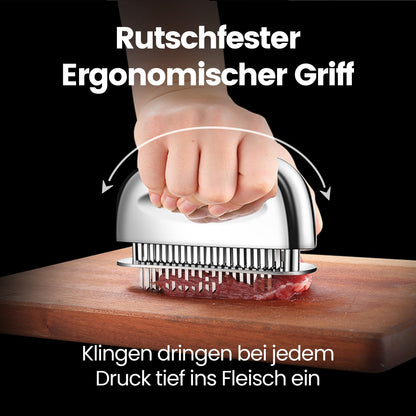 Gourmet Easy Fleischzartmacher MD1 aus Edelstahl, spülmaschinenfest