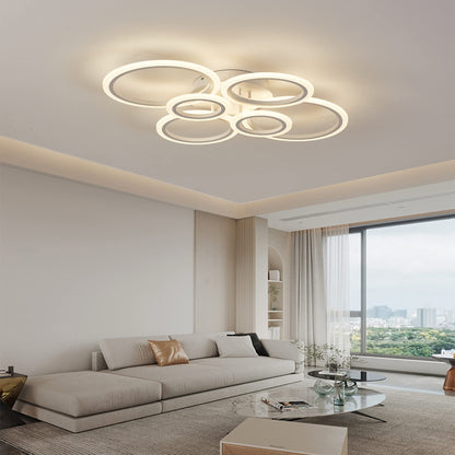 CasaLuce LED Deckenleuchte Φ80cm Dimmbar Farbwechsel - Weiss