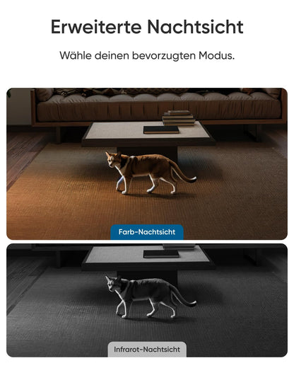 eufy Innenkamera E30 4K UHD Sicherheitskamera mit 360° Abdeckung