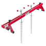Arebos Motorbrücke 500kg Kotflügeltraverse – 730-1480mm Rot. Rote, verstellbare Traverse zur Motorunterstützung bei Reparaturen/Ausbau.