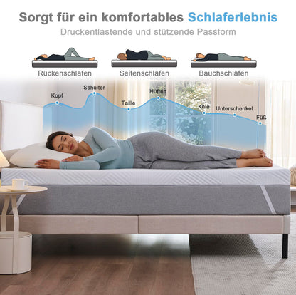 Twirest Matratzentopper Komfortschaum 140x200cm - 5cm