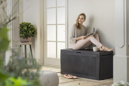 Koll Living Auflagenbox 270 Liter Graphit – Wasserdicht & Belüftet