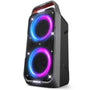 Foxdawn PT300 Bluetooth Partylautsprecher 240W mit LED-Lichtshow und Tragegriff
