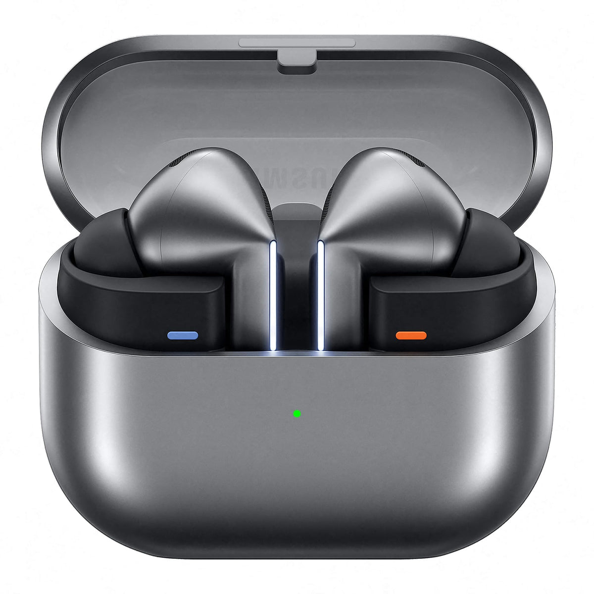 Samsung Galaxy Buds3 Pro In-Ear Bluetooth-Kopfhörer mit ANC, Silver – Ladeetui mit transparentem Deckel