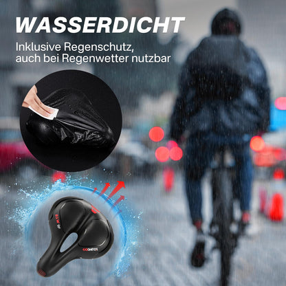 YOUNGDO Gel Fahrradsattel, ergonomisch, mit wasserdichter Abdeckung
