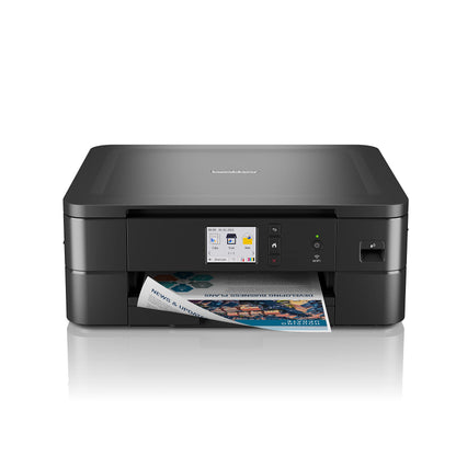 Brother DCP-J1140DW 3-in-1 Farb-Multifunktionsgerät: Schwarzes, kompaktes Gerät. Druckt, scannt & kopiert Dokumente in Farbe.