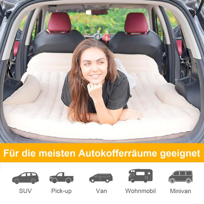 KMZ Automatratze für Rückbank & Kofferraum – Beige/Kaffee