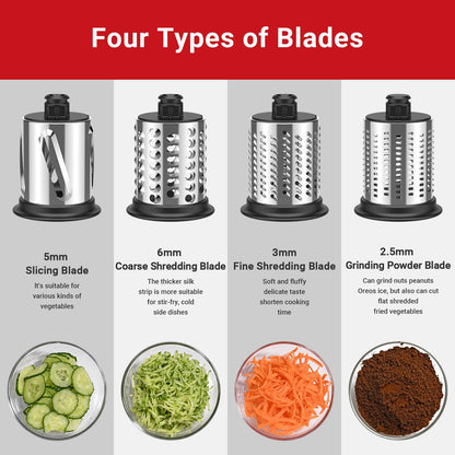 GVODE Edelstahl Hobel Shredder Aufsatz für KitchenAid – Silber