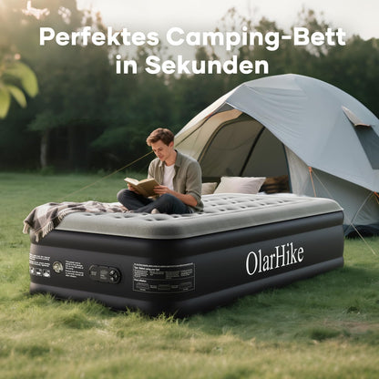 OlarHike Luftbett 1 Person selbstaufblasend mit Pumpe 90 x 200 cm