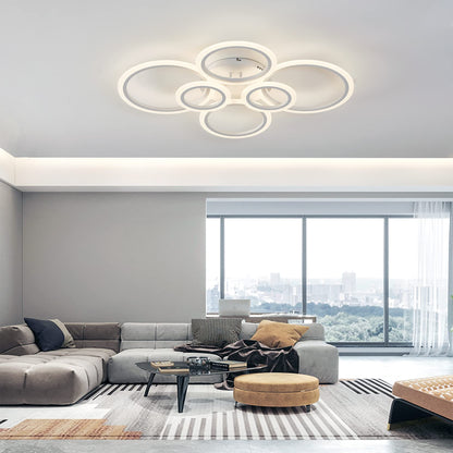 CasaLuce LED Deckenleuchte Φ80cm Dimmbar Farbwechsel - Weiss