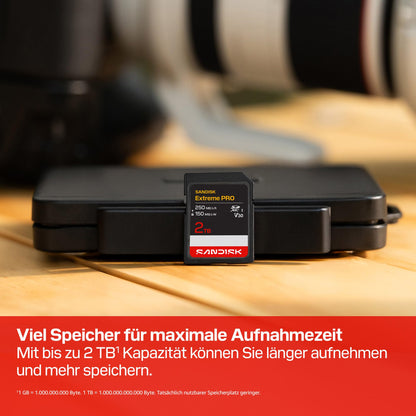 SanDisk Extreme PRO SD UHS-I Speicherkarte 256 GB, 250 MB/s, V30