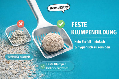 BentoKitty Katzenstreu Lavendel, klumpend, Bentonit, 30 L, 3er Pack