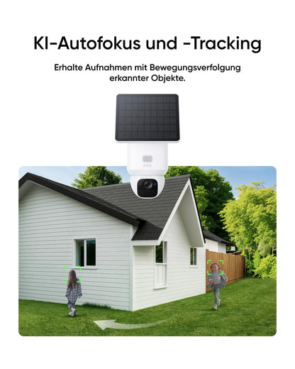 eufy eufyCam Solo E30 Solar Überwachungskamera 2er-Pack mit HomeBase