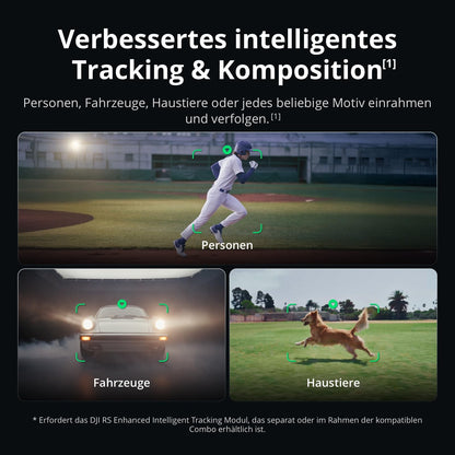 DJI RS 5 Combo Gimbal-Stabilisator mit Tracking-Modul