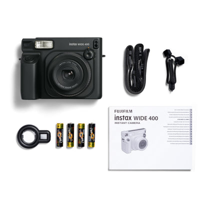FUJIFILM instax Wide 400 Sofortbildkamera, Jet Black