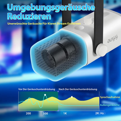 FIFINE MI13 Dynamisches Mikrofon USB/XLR für Streaming Podcast Gaming