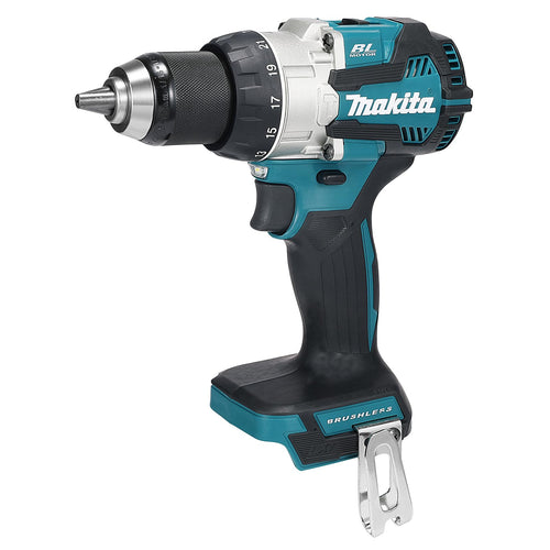 Makita DHP489Z 18V Akku-Schlagbohrschrauber – Solo: Blau-schwarz, Pistolengriff. Bohrt, schraubt und schlagbohrt in Holz, Metall, Mauerwerk.
