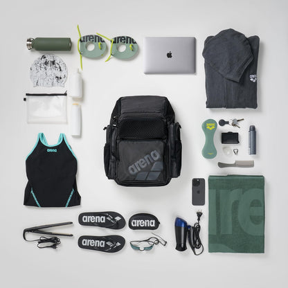 ARENA One Go Schwimmrucksack 45 L mit Laptopfach, wasserabweisend