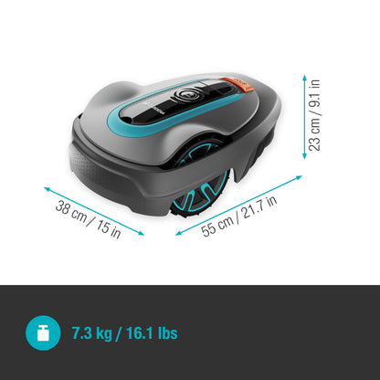 Gardena smart SILENO City 600 Mähroboter Set mit smart Gateway