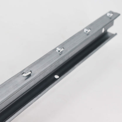 Aquagart Z-Profil Zaunpfosten 2 m verzinkt 10 Stück Bandstahl 1,5 mm