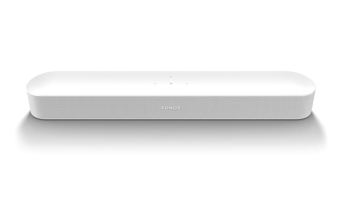Sonos Beam Generation 2 smarte Soundbar für TV & Musik - Weiss. Rechteckig, weiss. Optimiert TV- & Musikaudio.