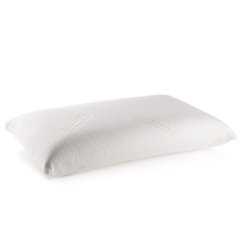Salosan Nackenkissen Memory-Schaum orthopädisch 80x40x15 cm. Weißes, konturiertes Kissen stützt Kopf und Nacken ergonomisch im Schlaf.