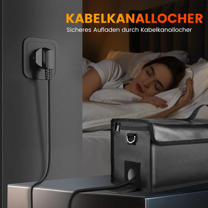 GUOOTU E-Bike Akku-Tasche, feuerfest bis 1400 °C, 2er-Set