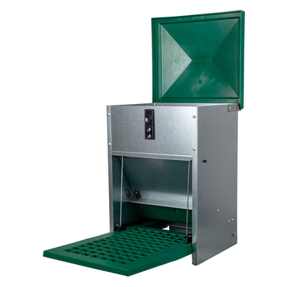 horizont Feedomatic Futterautomat für Hühner mit Trittplatte, 5 kg