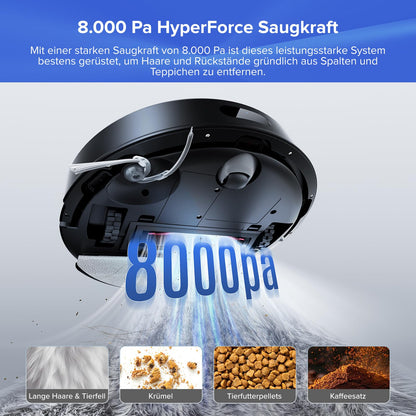 roborock Q7 L5+ Saugroboter mit Wischfunktion und Absaugstation