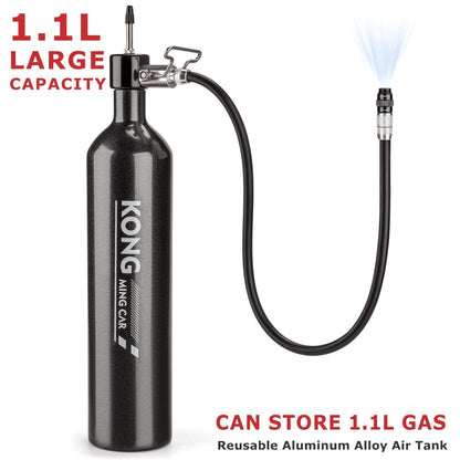 KONG MING CAR Tubeless Reifen-Booster 1,1 L für Presta-Ventile