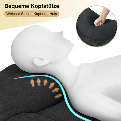 ATORPOK Campingbett Feldbett klappbar extra breit - Schwarz