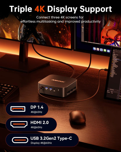 ACEMAGIC Kron Mini K1 Mini PC - Ryzen 5 7430U, 16GB/512GB