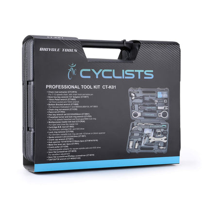 Cyclists 23-teiliges Fahrrad Reparaturset - Werkzeugkoffer