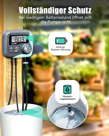 RAINPOINT Solar Bewässerungssystem 15P, automatische Tropfbewässerung