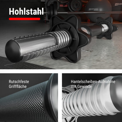 Hop-Sport Kurzhanteln 2er Set 20 kg mit Sternverschlüssen